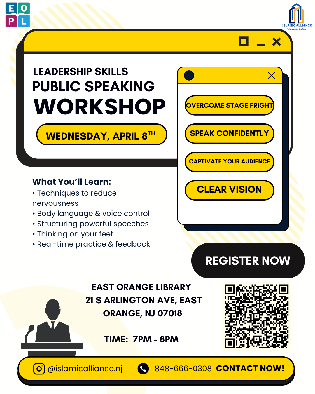 Leadership Skills- Public Speaking Workshop